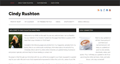 Desktop Screenshot of cindyrushton.com